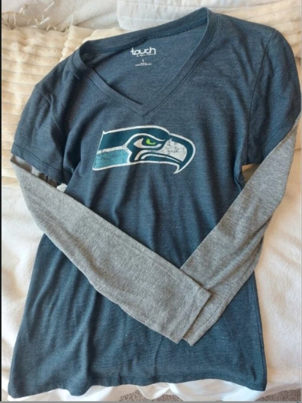 Vintage Touch By Milano Seattle Seahawks Long sleeve top (L)